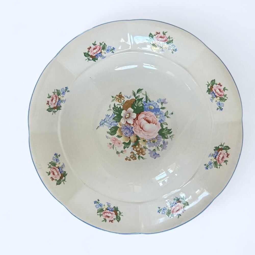 TableTops Unlimited Victorian Rose Serving Bowl